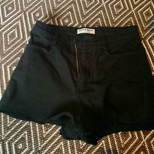 Black high waist American apparel shorts size 27